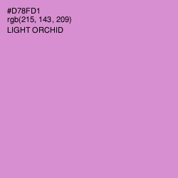 #D78FD1 - Light Orchid Color Image