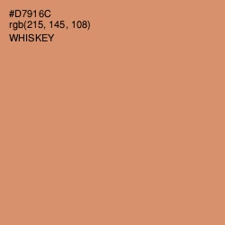 #D7916C - Whiskey Color Image