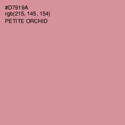 #D7919A - Petite Orchid Color Image