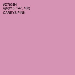 #D793B4 - Careys Pink Color Image