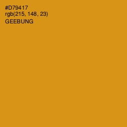 #D79417 - Geebung Color Image