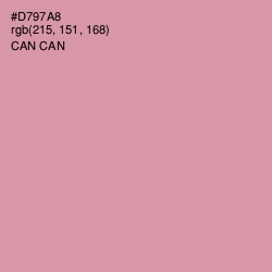 #D797A8 - Can Can Color Image