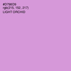 #D798D9 - Light Orchid Color Image