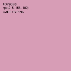 #D79CB6 - Careys Pink Color Image