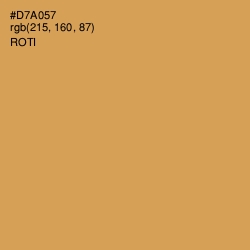 #D7A057 - Roti Color Image