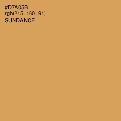 #D7A05B - Sundance Color Image