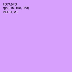 #D7A0FD - Perfume Color Image