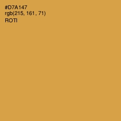 #D7A147 - Roti Color Image