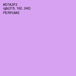 #D7A2F2 - Perfume Color Image