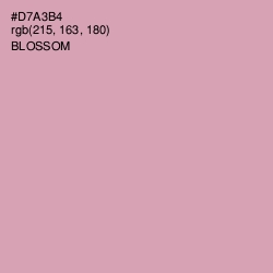#D7A3B4 - Blossom Color Image