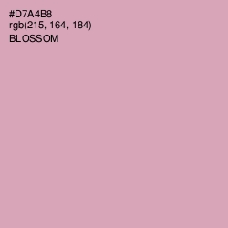 #D7A4B8 - Blossom Color Image