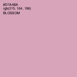 #D7A4BA - Blossom Color Image