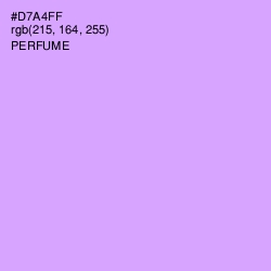 #D7A4FF - Perfume Color Image