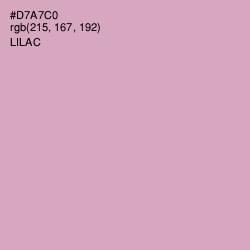 #D7A7C0 - Lilac Color Image