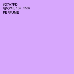 #D7A7FD - Perfume Color Image