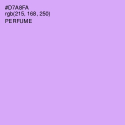#D7A8FA - Perfume Color Image