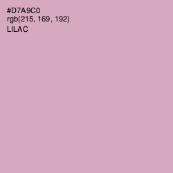 #D7A9C0 - Lilac Color Image