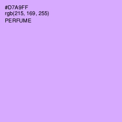 #D7A9FF - Perfume Color Image