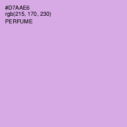 #D7AAE6 - Perfume Color Image