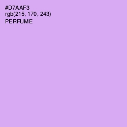 #D7AAF3 - Perfume Color Image