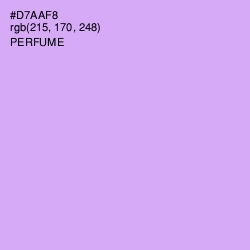 #D7AAF8 - Perfume Color Image