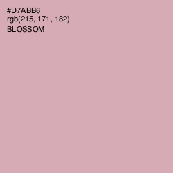 #D7ABB6 - Blossom Color Image