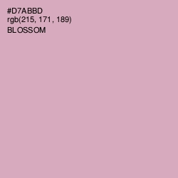 #D7ABBD - Blossom Color Image