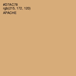 #D7AC78 - Apache Color Image