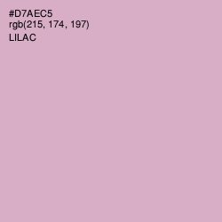 #D7AEC5 - Lilac Color Image