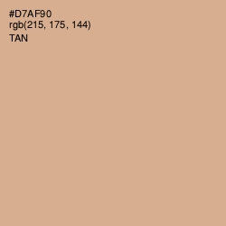 #D7AF90 - Tan Color Image