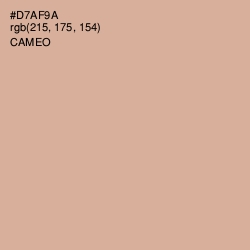 #D7AF9A - Cameo Color Image