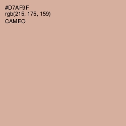 #D7AF9F - Cameo Color Image