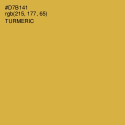 #D7B141 - Turmeric Color Image