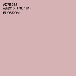 #D7B2B5 - Blossom Color Image