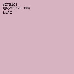 #D7B2C1 - Lilac Color Image