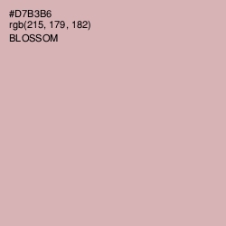 #D7B3B6 - Blossom Color Image