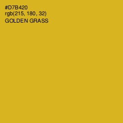 #D7B420 - Golden Grass Color Image