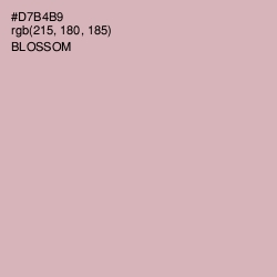 #D7B4B9 - Blossom Color Image