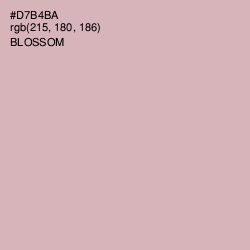 #D7B4BA - Blossom Color Image