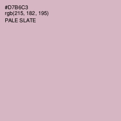 #D7B6C3 - Pale Slate Color Image