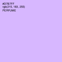 #D7B7FF - Perfume Color Image