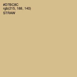 #D7BC8C - Straw Color Image