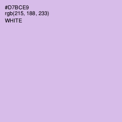 #D7BCE9 - Perfume Color Image
