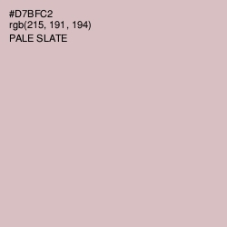 #D7BFC2 - Pale Slate Color Image