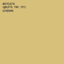 #D7C079 - Chenin Color Image
