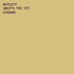 #D7C07F - Chenin Color Image