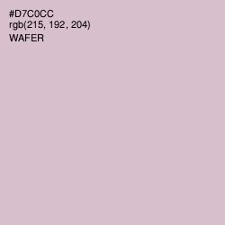 #D7C0CC - Wafer Color Image