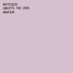 #D7C0CD - Wafer Color Image