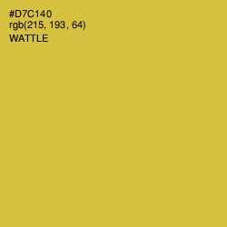 #D7C140 - Wattle Color Image