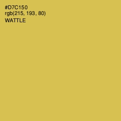 #D7C150 - Wattle Color Image